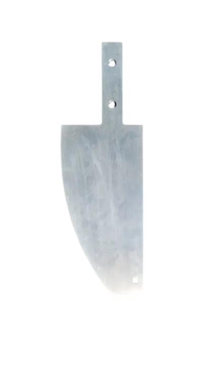 Lame de couteau usinée en acier